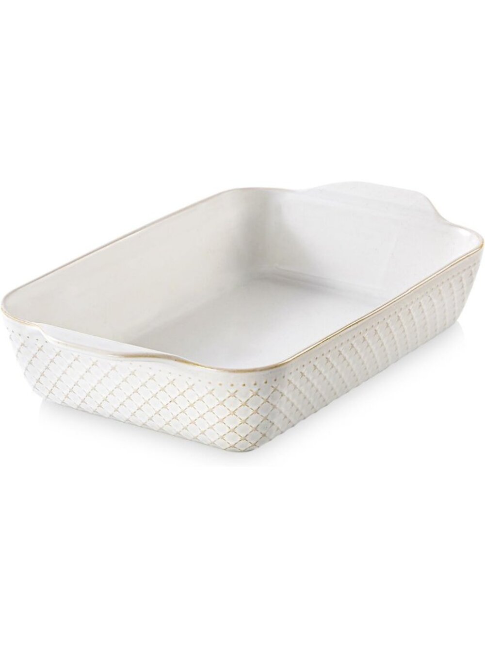 9x13 Deep Ceramic Lasagna Baking Dish - Oven Safe Casserole Pan with Handles
